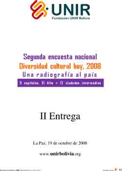 Encuesta nacional sobre diversidad (1ra) 2008